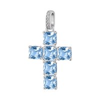 Pendente Brosway Donna FANCY - CLOUD LIGHT BLUE in Argento FCL14